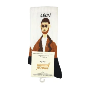 جوراب ساقدار طرح لئون